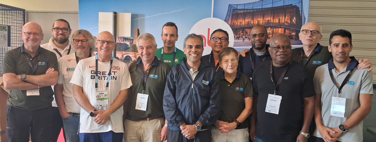 IAU Council and Area Representatives - The IAU Executive Council (2025-2029)<Br>From left: Paco Rico, Jacek Bedkowski, Andre Mingneau, John Pares, Robert Boyce, John O'Regan, Nadeem Khan, Frank Kuo, Hilary Walker, Hilmy Aboud Said, Chief Solomon Ogba, Gregorio Zucchinali (Member of 2021-2025 Council) and Fabian Campanini.